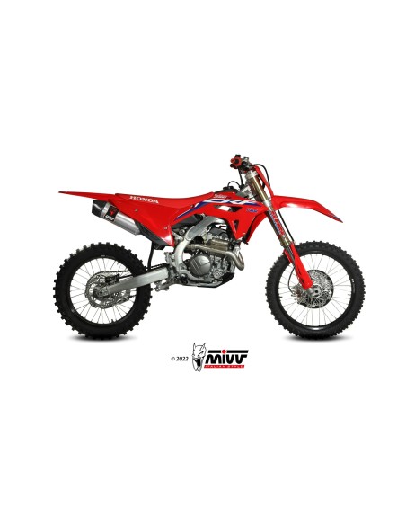 MIVV SLIP-ON OVAL TITANIUM HONDA CRF 250 2022-24