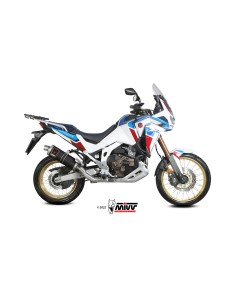 MIVV SLIP-ON DAKAR BLACK HONDA CRF 1100 L AFRICA TWIN 2020-23