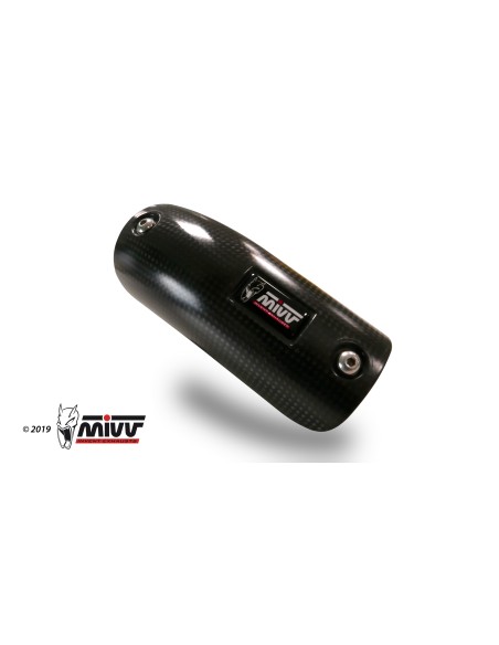 MIVV TAPA EN CARBONO (COMPATIBLE CON ESCAPES Y.064.LDKB AND Y.064.LDKX) YAMAHA TÉNÉRÉ 2019-24