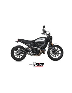 MIVV SLIP-ON X-M1 BLACK DUCATI SCRAMBLER 800 ICON / ICON DARK 2021-22