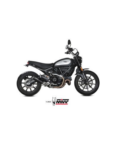 MIVV SLIP-ON X-M1 BLACK DUCATI SCRAMBLER 800 ICON / ICON DARK 2021-22