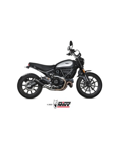 MIVV SLIP-ON X-M1 BLACK DUCATI SCRAMBLER 800 ICON / ICON DARK 2021-22