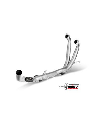 MIVV TUBO NO KAT (COMPATIBLE CON SILENCIADORES MIVV Y ORIGINALES) APRILIA TUAREG 660 2022-24
