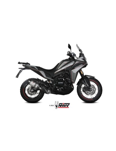MIVV SLIP-ON SUONO ST. STEEL MOTO MORINI X-CAPE 2021-24