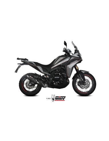 MIVV SLIP-ON SUONO BLACK MOTO MORINI X-CAPE 2021-24