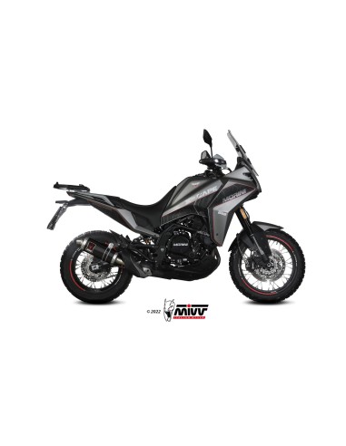 MIVV SLIP-ON DAKAR BLACK MOTO MORINI X-CAPE 2021-24