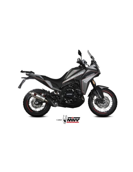 MIVV SLIP-ON DAKAR ST. STEEL MOTO MORINI X-CAPE 2021-24