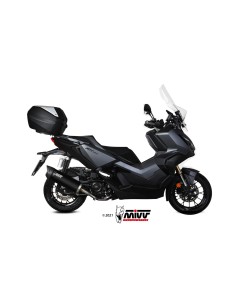 MIVV SLIP-ON MOVER BLACK HONDA ADV 350 2022-24
