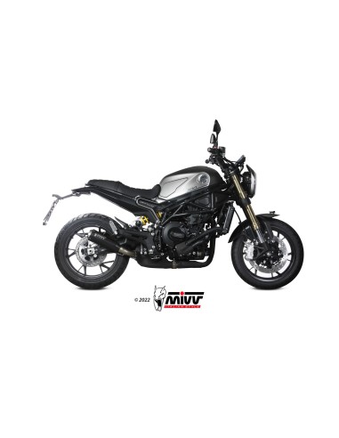 MIVV SLIP-ON X-M1 BLACK BENELLI LEONCINO 800 2022-24