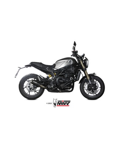 MIVV SLIP-ON MK3 BLACK BENELLI LEONCINO 800 2022-24