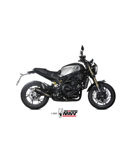 MIVV SLIP-ON MK3 BLACK BENELLI LEONCINO 800 2022-24