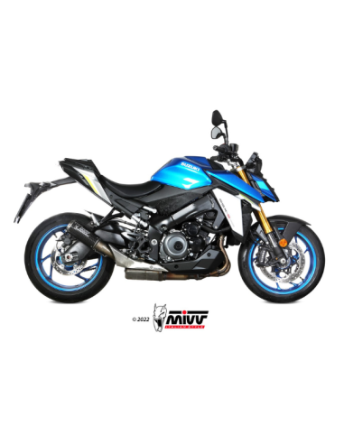 MIVV SLIP-ON MK3 CARBONO SUZUKI GSX-S 950 / 1000 2021-24