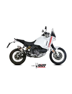 MIVV SLIP-ON DAKAR TITANIUM DUCATI DESERT X 2022-24