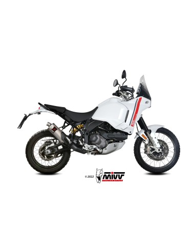 MIVV SLIP-ON DAKAR TITANIUM DUCATI DESERT X 2022-24
