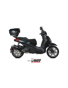 MIVV SLIP-ON MOVER BLACK PIAGGIO BEVERLY 300 2021-24