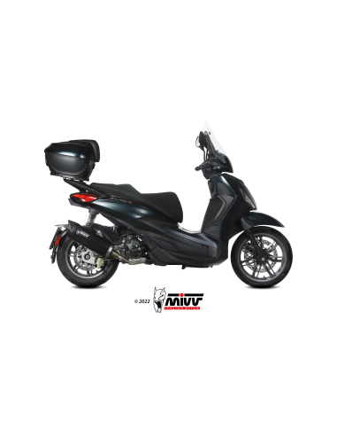 MIVV SLIP-ON MOVER BLACK PIAGGIO BEVERLY 300 2021-24