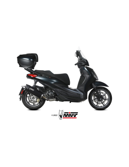 MIVV SLIP-ON MOVER BLACK PIAGGIO BEVERLY 300 2021-24
