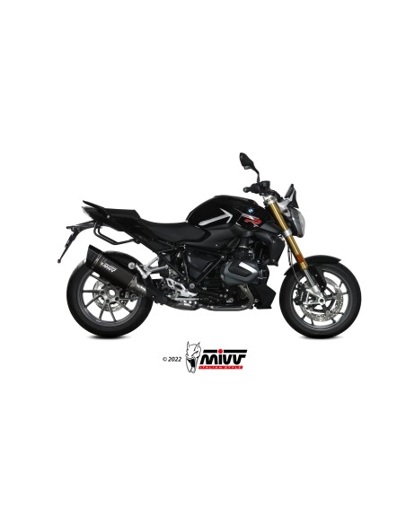 MIVV SLIP-ON SR-1 BLACK TITANIUM BMW R 1250 R / RS 2021-24