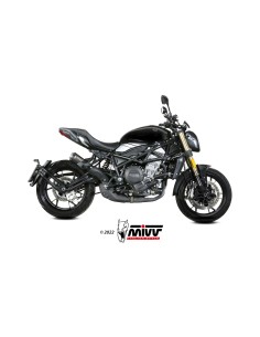 MIVV SLIP-ON X-M1 BLACK BENELLI 752 S 2019-24