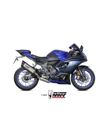 MIVV FULL SYSTEM 2X1 SR-1 TITANIUM YAMAHA YZF R7 2022-24