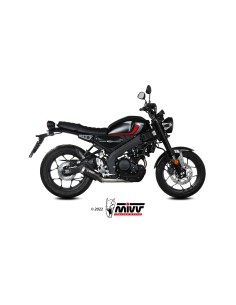 MIVV FULL SYSTEM 1X1 MK3 BLACK YAMAHA XSR 125 2022-24