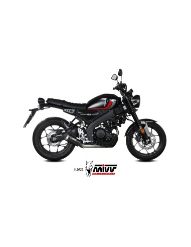 MIVV FULL SYSTEM 1X1 MK3 BLACK YAMAHA XSR 125 2022-24