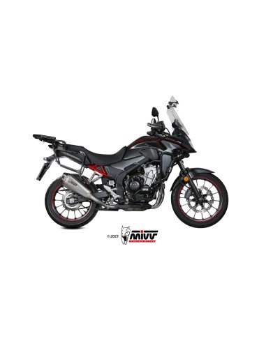 MIVV SLIP-ON DELTA RACE ST. STEEL HONDA CB 500 X 2021-24