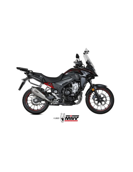 MIVV SLIP-ON DELTA RACE ST. STEEL HONDA CB 500 X 2021-24