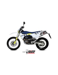 MIVV SLIP-ON OVAL ST. STEEL HUSQVARNA 701 ENDURO / SUPERMOTO 2021-24
