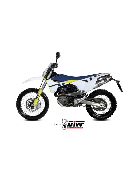 MIVV SLIP-ON OVAL ST. STEEL HUSQVARNA 701 ENDURO / SUPERMOTO 2021-24