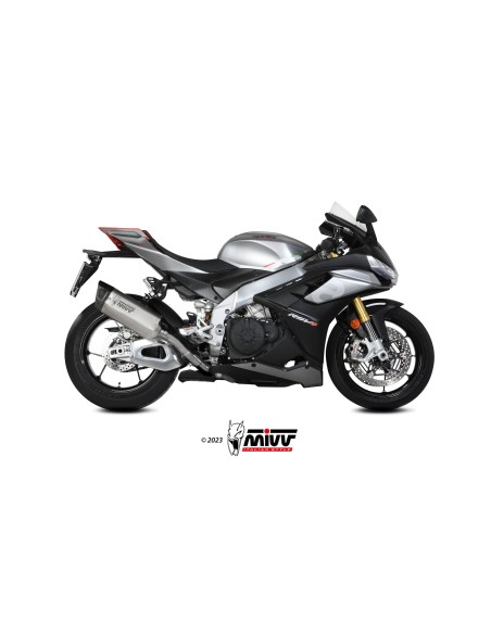 MIVV SLIP-ON SR-1 TITANIUM APRILIA RSV4 / TUONO V4 1100 2021-24