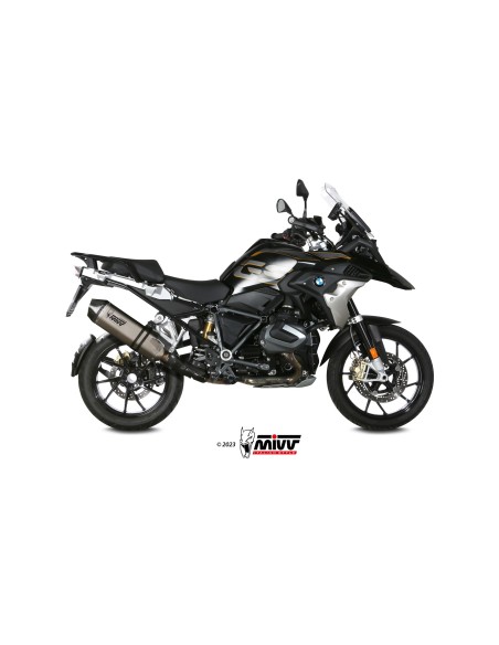 MIVV SLIP-ON SPEED EDGE TITANIUM BMW R 1250 GS / ADVENTURE 2019-23