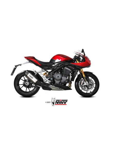 MIVV SLIP-ON SR-1 TITANIUM TRIUMPH SPEED TRIPLE 1200 RR / RS 2021-24