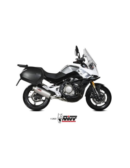 MIVV SLIP-ON OVAL ST. STEEL CF MOTO 650MT 2021-24