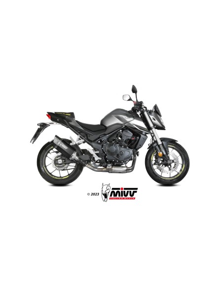 MIVV SLIP-ON SR-1 BLACK HONDA CB750 HORNET 2023-24