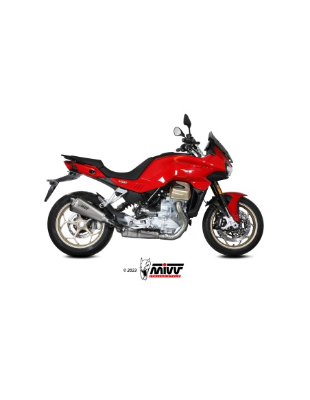 MIVV SLIP-ON DELTA RACE ST. STEEL MOTO GUZZI V100 MANDELLO 2022-24