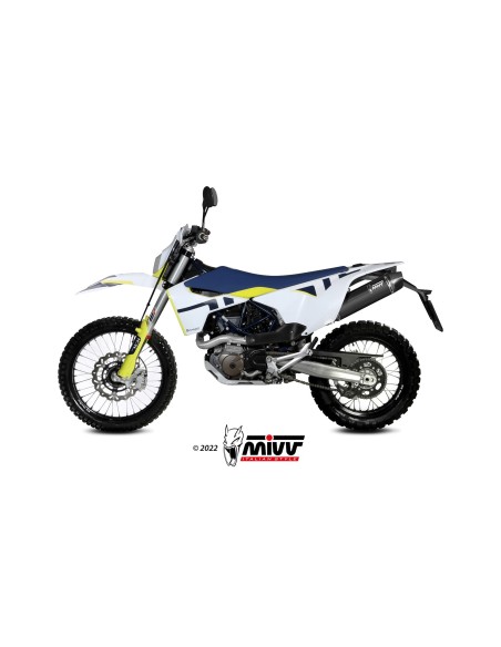 MIVV SLIP-ON OVAL BLACK HUSQVARNA 701 ENDURO / SUPERMOTO 2021-24