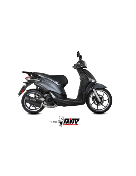 MIVV FULL SYSTEM 1X1 MOVER BLACK PIAGGIO LIBERTY 125 2019-24