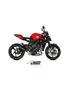 MIVV SLIP-ON X-M5 BLACK MV AGUSTA BRUTALE 800 / RR 2017-24