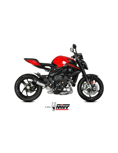 MIVV SLIP-ON X-M5 TITANIUM MV AGUSTA BRUTALE 800 / RR 2017-24
