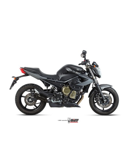 MIVV SLIP-ON DOUBLE GUN BLACK YAMAHA XJ6 / XJ6 DIVERSION 2009-16