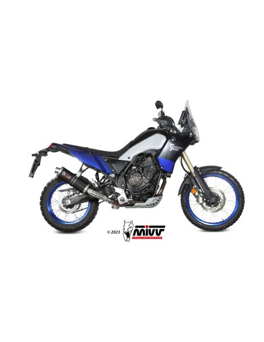 MIVV SLIP-ON OVAL BLACK TITANIUM YAMAHA TÉNÉRÉ 700 2019-24