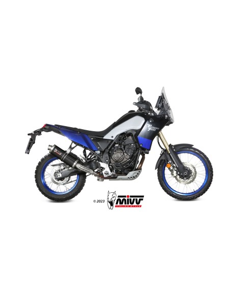 MIVV SLIP-ON OVAL BLACK TITANIUM YAMAHA TÉNÉRÉ 700 2019-24