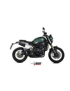 MIVV SLIP-ON X-M1 BLACK BENELLI LEONCINO 800 TRAIL 2022-24