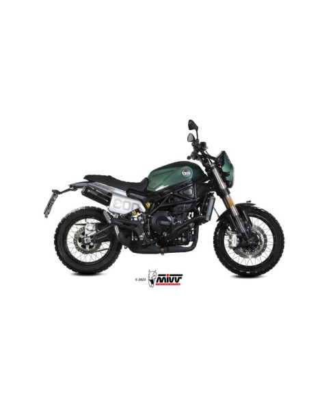 MIVV SLIP-ON X-M1 BLACK BENELLI LEONCINO 800 TRAIL 2022-24