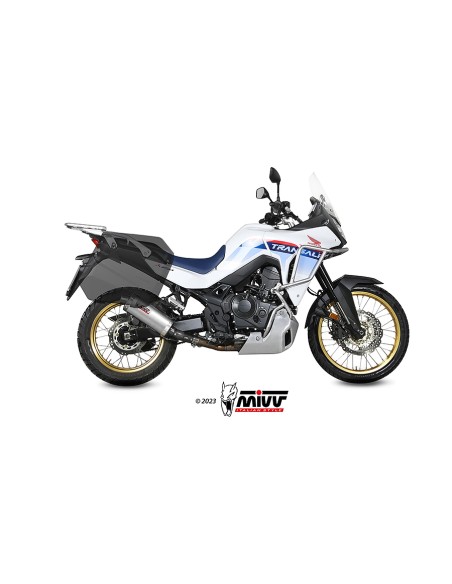 MIVV SLIP-ON OVAL ST. STEEL HONDA XL750 TRANSALP  2023-24