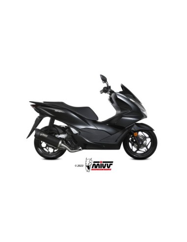 MIVV FULL SYSTEM 1X1 MOVER BLACK HONDA PCX 125 2021-24