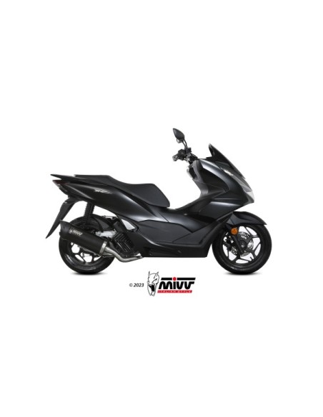 MIVV FULL SYSTEM 1X1 MOVER BLACK HONDA PCX 125 2021-24