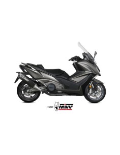 MIVV SLIP-ON SR-1 BLACK KYMCO AK550 2021-24