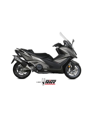 MIVV SLIP-ON SR-1 BLACK KYMCO AK550 2021-24